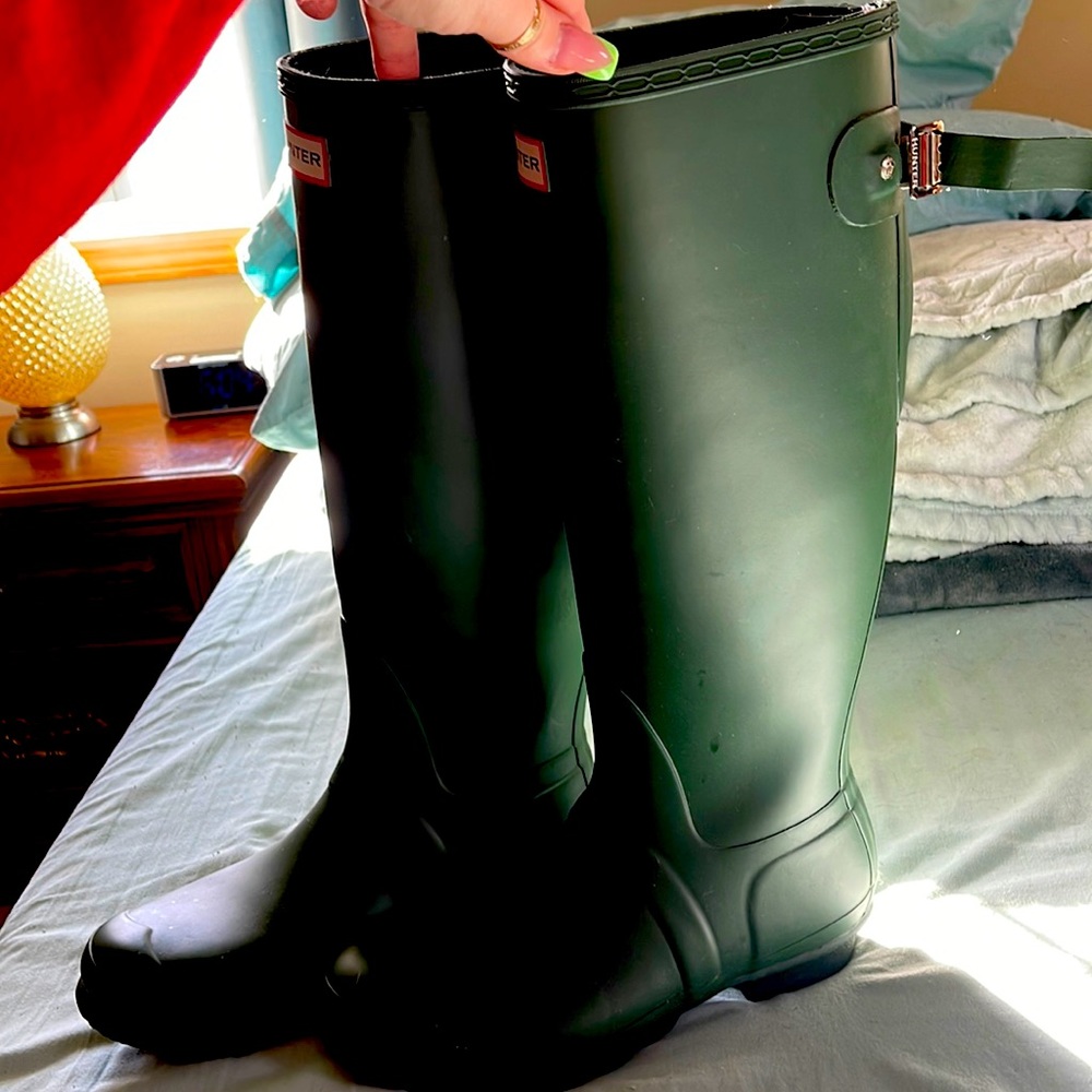 Hunter tall rain boots